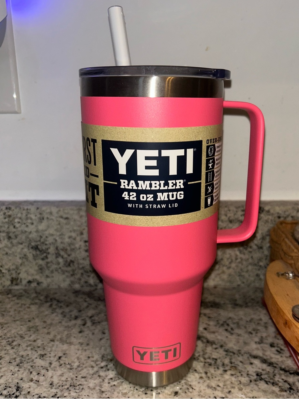 Tropical Pink YETI Rambler 42 oz Mug